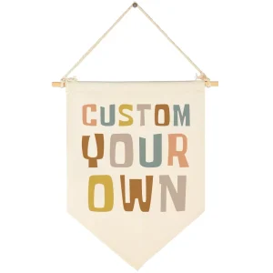 Manufacturer Digital Printing Polyester Hanging Flag Wall Banner Pennant Flag for Home