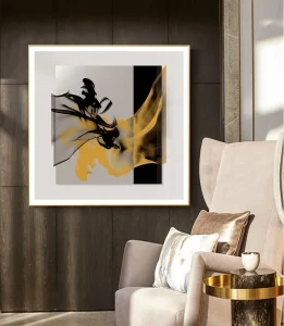 Manufacturer Factory HD Prints Picture Poster Any Size Room Decor Abstract Wall Art on Vegan Leather for Shop Hotels Living Room