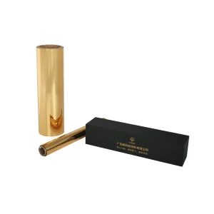 Manufacturer PET Metallized Thermal Adhesive Laminating Film Gold Aluminum Laminated Film Silver Hot Lamination Roll Film