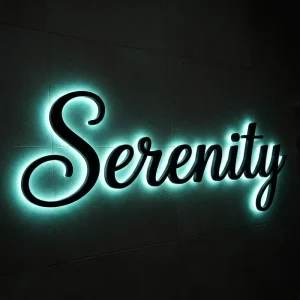 Manufacturer Supply Custom Facelit Channel Letter Signs Premium Post Purchase Support