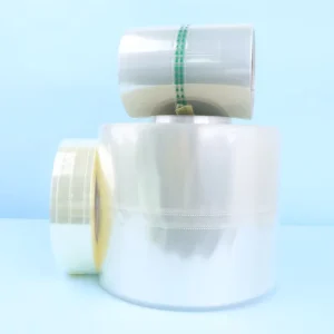 Manufacturer Transparent Soft Smooth PVC Heat Shrink Film Wrap Roll Plastic Heat Shrink Film with Two End Easy Tear Line
