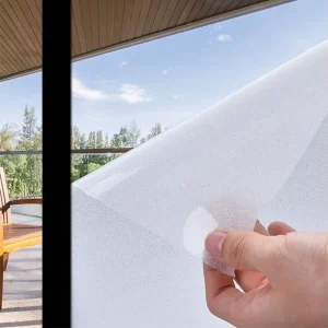 Matt Frosted Self Adhesive Glass Window Film for Decoration and Protection