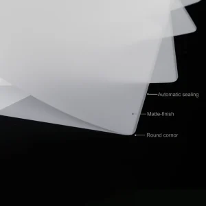 Matt Laminated Material Thermal Laminating Pouches A4 100mic Plastic Film