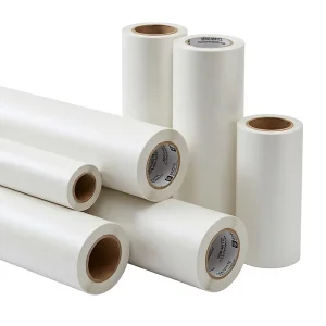 Matte BOPP Thermal Lamination Film 25mic Transparent Plastic Roll For Offset Printing