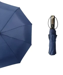 Men’s Sun and Rain Automatic Foldable Umbrella Custom logo Advertising 3 Folding Parasol Windproof Rainproof