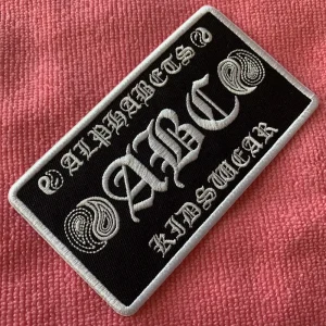 Merrow Border Twill Uniform Embroidery Armband Badge Uniform Embroidery Tags