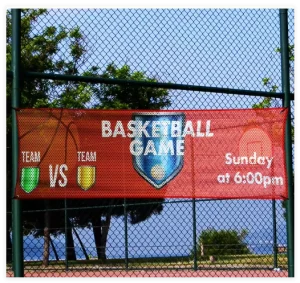 Mesh Banner Personalized Signage Event Advertising