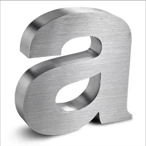 Metal Alphabet Letters Sign Stainless Steel Advertising Metal Letters Signage