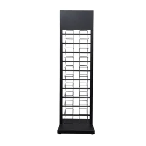Metal Display Rack Vertical Sample Display Stand Cabinet Door Color Board Display Shelf for Tiles Stones
