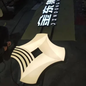 Metal Edge LED Illuminated Letters Transformer Powered One Color Eye Catching Signs Custom Indoor and Outdoor Decorative Letters
