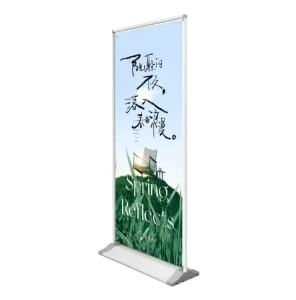 Metal Frame Stand Exhibition Display Banner Iron White Door Frame Type 100x200cm Windproof Foldable Door Shape Banner Stand