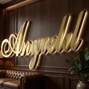 Metal Lettering Acrylic Stainless Steel Custom sized Letters Outdoor Storefront Sign Advertising Boards LED Lighting IP65