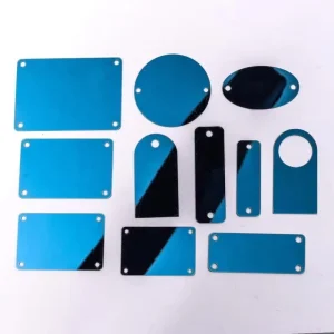 Metal Name Plates Custom Stainless Steel UV Printing Silk Screen Offset Printing Metal Brand Name Raised Metal Logo Nameplate