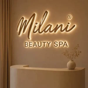 Metal Stainless 3D Logo Letter Sign Custom LED Sign Custom LED Backlit Letters 3D Logo