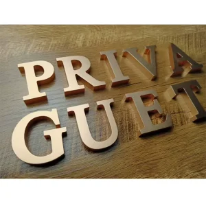 Metal Stainless Steel 3D Letters Metal Sign Metal Alphabet Letters