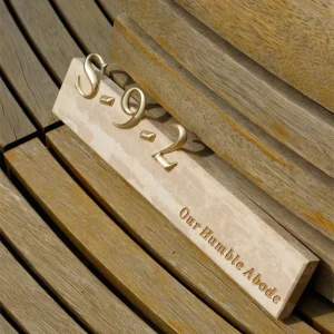Metal Stainless Steel Table Number Stand Desktop Countertop Metal Number Signage Restaurant Table Sign Standing