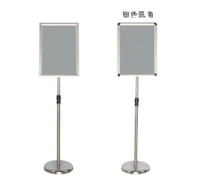 Metal Standing Signage Hotel Directional Sign Freestanding Display Board Advertising Stand Floor Standing Market
