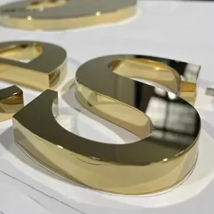 Metal Street Sign Metal Signs Outdoor Stainless Steel Logo Channel Letter Sign