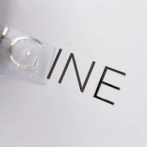 Metallic Letters Labels Custom Label Thin Gold Nickel 3d Logo Transfer Sticker