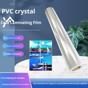 Metallized Cold Laminating Protective Film Food Grade PVC Soft High Transparency for Supermarket Agriculture Meat Rice