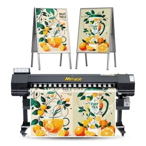Mimage 6ft Eco Sovlent Printer in Stock Large Format Printing Roll Material Banner Car Sticker Tarpaulin Poster Machine
