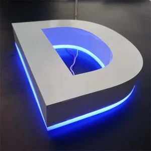 Mini 3D Light-Up Neon Light LED Letters for Company Backdrop Advertising Direction Customizable Color Size Waterproof IPX4 Neon