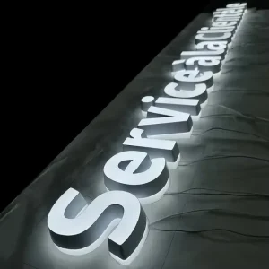 Mini Acrylic Backlit LED Sign with Luminous Words and Alphabet for Bar and Building Decoration