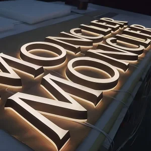 Mini Acrylic Bright Luminous LED Letters Channel Letter Signage