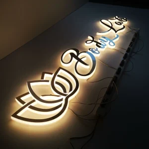 Mini Acrylic Letters LED Mini Luminous Signs for Indoor Retail Counters & Displays