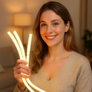 Mini Cut COB Ruban LED Strip Ra90 Mini Cutting Length 8mm COB LED Light Strip