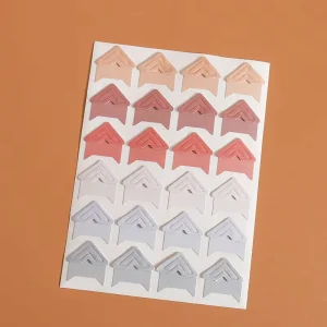 Mini High Hand-made Material Customized Self-adhesive Eco-Friendly Decor Sticker Retro Paper Photo Corner Customized Shape