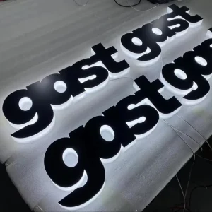 Mini LED Billboard Luminous Alphabet Letters Acrylic PC Material Advertising Waterproof IP54 for Storefront Sign Bar Car Decor