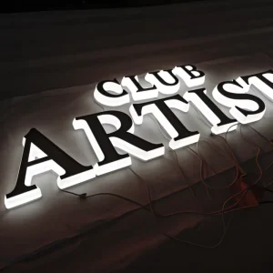 Mini LED Billboard Luminous Mini Alphabet Letters Acrylic PC Material for Storefront Sign and Bar Decor