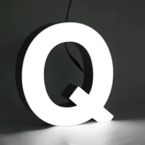 Mini LED Billboard Luminous Mini Alphabet Letters Acrylic PC Material for Storefront Sign and Bar Decor
