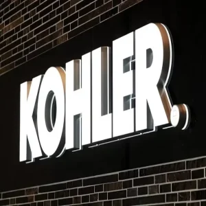 Mini LED Illuminated Sign with Large ABS Channel Letters Commercial Use High CRI 90 Dimmable Steady Light Effect 3 Year Warranty