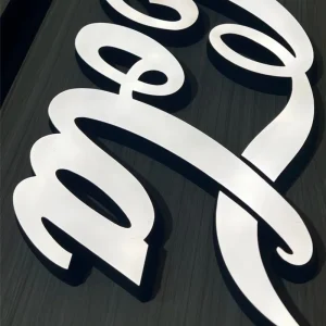 Mini LED Lighting Acrylic Electronic Signs Luminous Alphabet Letters for School Wedding Advertising Directional Use