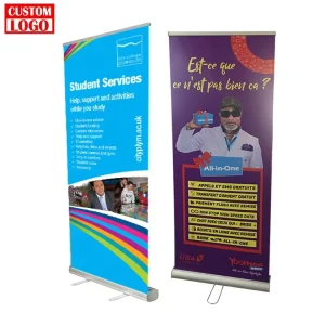 Mini Rollup A4 Roll up Stand Advertising Display Exhibition Custom Logo Roll up Banner