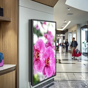 Mini Vertical Advertising Screen Animation Function for Retail Store Wall Mounted Window Display Elevator Use Shopping Malls