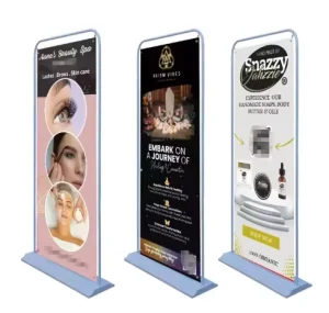 Mobile Advertising Easy to Store Pull Up Banner with Padded Bag