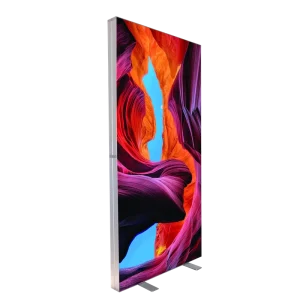 Mobile Aluminum SEG LED Backlit Display Fabric Light Box Frame 1x2m Frameless Portable LED Light Box