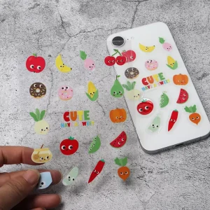 Mobile Phone Sticker for Decoration UV Clear Die Cut Printing Waterproof Friendly Design Vinyl Custom Sticker Manufacturer