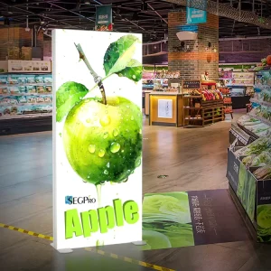 Mobile Portable Modular SEG Advertising Fabric Light Box Expo Backdrop Exhibition Stand Exhibit Booth Trade Show Display