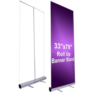 Mobile Portable Roll up Banner Stand Conference Display Trade Show Promotion Sign