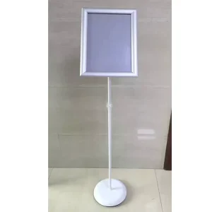 Mobile White Display Stand