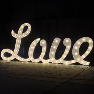Model 001 LED Strip Neon Marquee Letter Sign Free Standing Wedding Company Hospital Park Advertising Luminous Display
