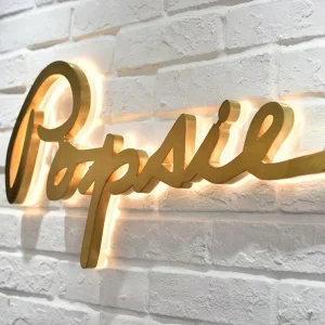 Modern 3D LED Backlit Letters Custom Luminous Acrylic Metal Signage Halo Lit Channel Letter for Corporate Branding Decor