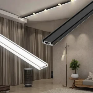 Modern 6mm Ultra Thin Magnetic Track Light 48V Surface Mounted LED Floodlight for Home Shop Hotel