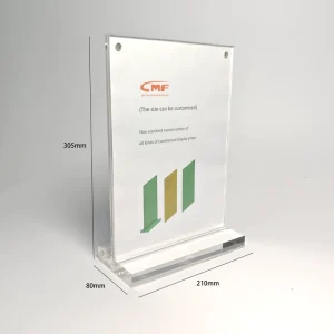 Modern A4 Acrylic Magnetic Sign Commercial Display Board for Advertising Exhibition Store Promotion Booth Board