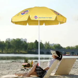 Modern Design Outdoor Sun Umbrella for Patio Garden Beach Park Promotional Parasol for Outdoor Furniture