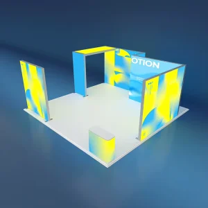 Modern Exhibition Aluminum Rectangle SEG LED Light Boxes Custom Sizes Trade Show Booths